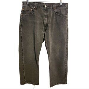 Levi's | Vintage Distressed Denim Cropped Straight Leg Jeans (Men's Waist 38)